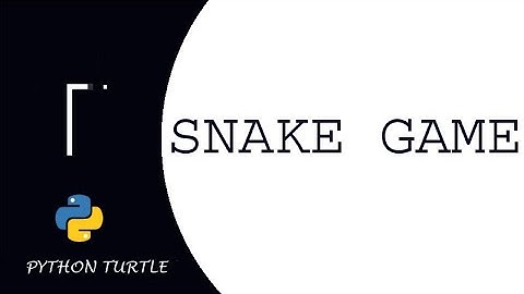 Classic Snake Game | Python Turtle Graphics