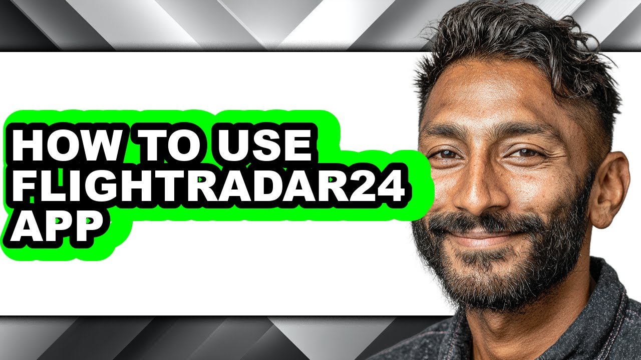 How to Use Flightradar24 App - Step by Step - YouTube