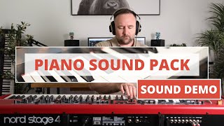 Nord Stage 4 - Piano Sound Pack ~ No Talking Sound Demo!