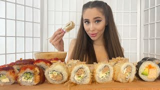 MUKBANG| СУШИ🤩💕🍱 ИЗМЕНЫ🥴