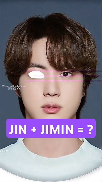 WHAT IF Jin and Jimin are same person? 🤯 #shorts