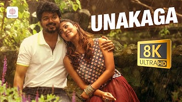 Bigil - Unakaga 8K/4K Video Song | Thalapathy Vijay, Nayanthara | @ARRahman  | Atlee