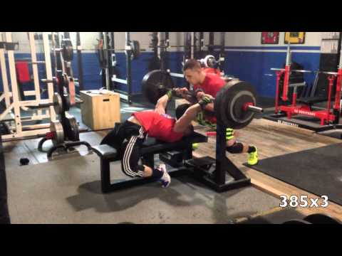 Jason Manenkoff (165 Class) Bench (Paused) 385x3