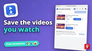 Easy Video Downloader: save the videos you watch, in one click | Free extension screenshot 5
