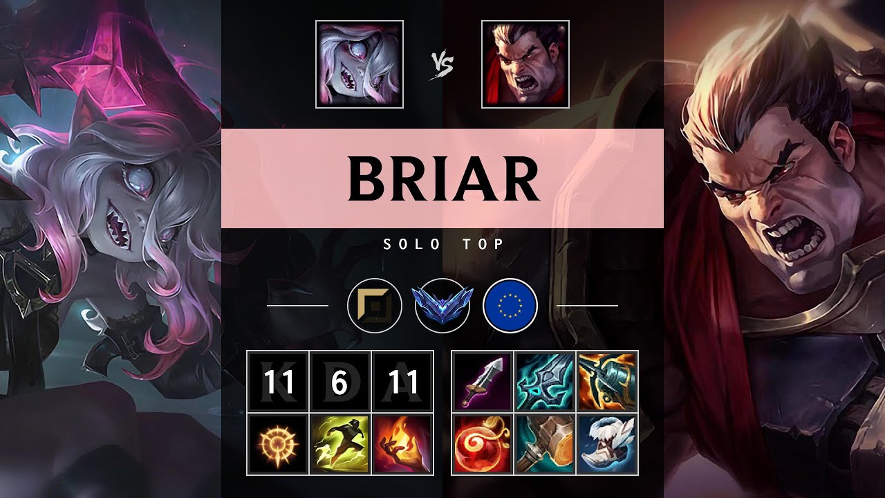Briar Top vs Darius - EUW Diamond Patch 25.13
