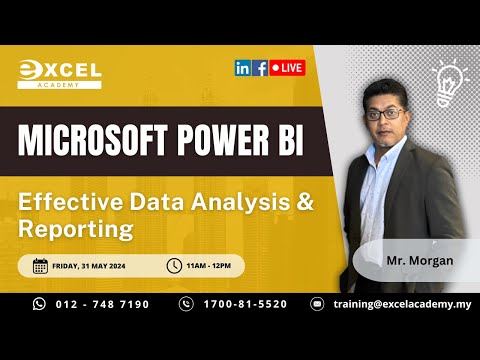 Microsoft Power Bi Effective Data Analysis And Reporting | Learning Hour Ep 58