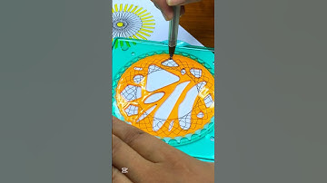 Spirograph Art That Feels Like Magic! 🎩✨ #Shorts #satisfying