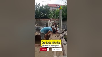 Các bước thi công cột bê tông cốt thép đúng chuẩn
