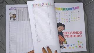 Agenda Escolar para Maestras de preescolar.