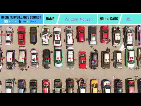 Drone-Surveillance-Contest in Computer Vision Zone: Car Couting