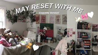 COQUETTE BEDROOM MAKEOVER| MAY 2024 RESET