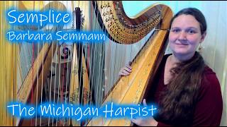 Semplice "Simplicity" (Barbara Semmann) on Harp - The Michigan Harpist