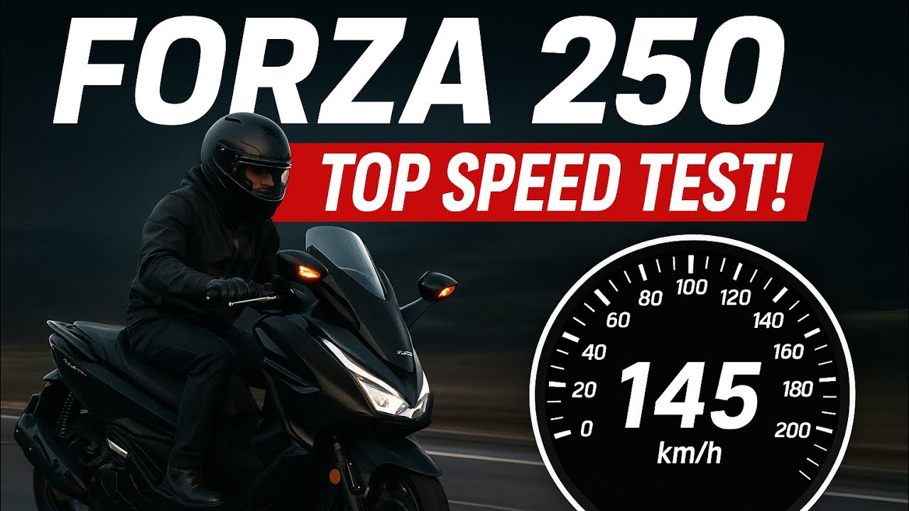 Honda Forza 250 Top Speed Test 