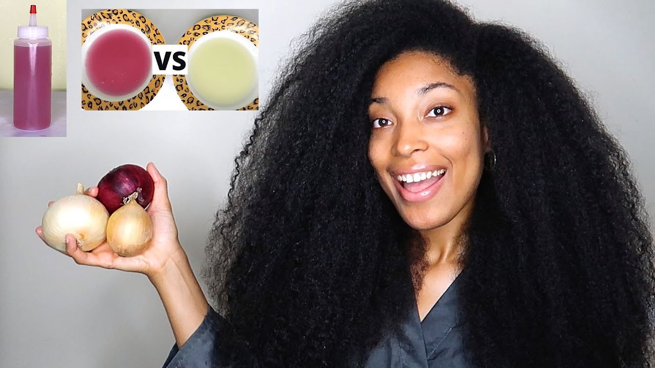 How To Use Onion Juice for EXTREME HAIR GROWTH | Differences between Red  and Brown Onions - YouTube