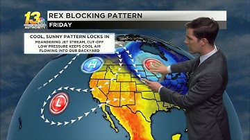 Rex blocking pattern keeps us cold