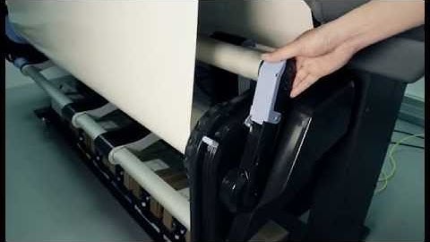Using the Take Up Reel on the HP Latex 500 Printer Series