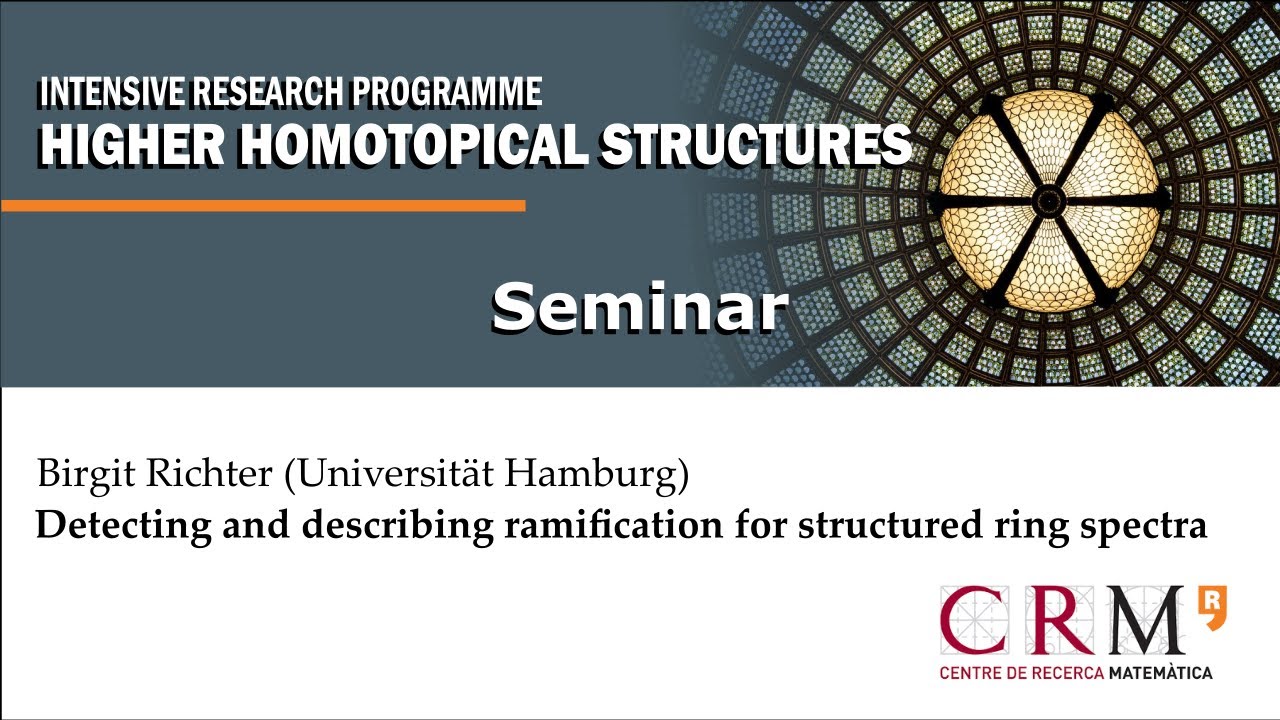 Birgit Richter - Detecting and describing ramification for structured ring spectra