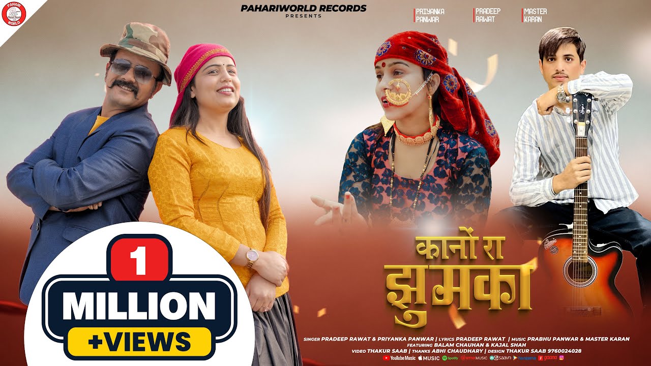 Kaano Ra Jhumka  Pradeep Rawat Priyanka Panwar  Latest Pahari Songs 2024  PahariWorld Records