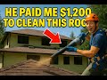 I Made $1,200 Cleaning a Roof?! (Most Dangerous Money I’ve Ever Earned)