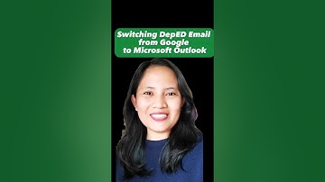 DepEd Email from Google to Microsoft Outlook