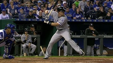 CWS@KC: Beckham lines a single to tie the game