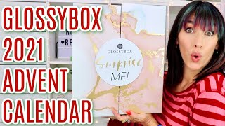 GLOSSYBOX ADVENT CALENDAR 2021Unboxing Full of suprises! | SPOILERS!