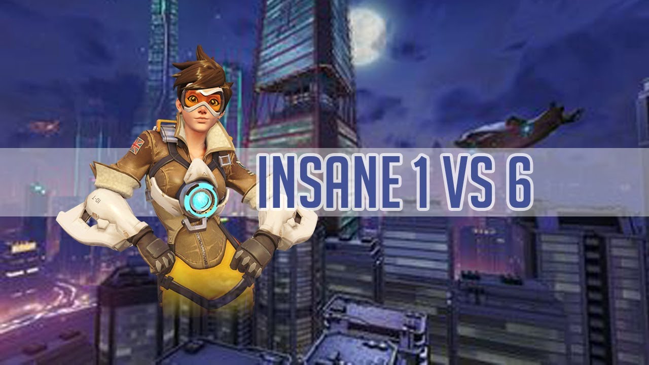 Overwatch - Kabaji Tracer Insane 1v6 70% Kill Participation