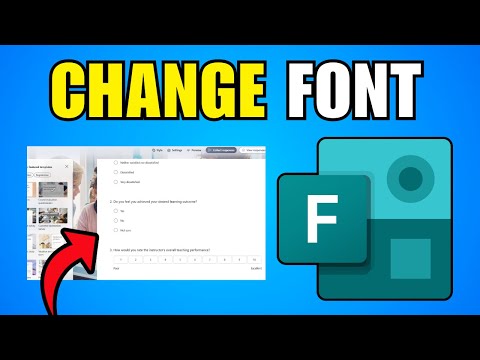 How To Change Font On Microsoft Forms (2026) (Step By Step Guide)