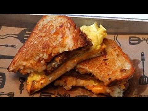 Melt Shop's Breakfast Grilled Cheese Sandwich