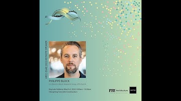ARCC-EAAE 2022 Keynote: PHILIPPE BLOCK