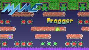 FROGGER (Original Arcade) 🕹 MAME Gameplay Playthrough Retro HD