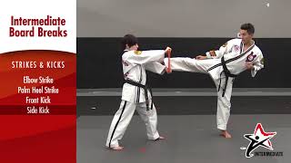 Intermediate Board Breaks   Side Kick 720