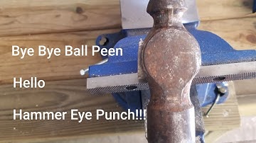 Forging a Hammer Eye Punch Part 1