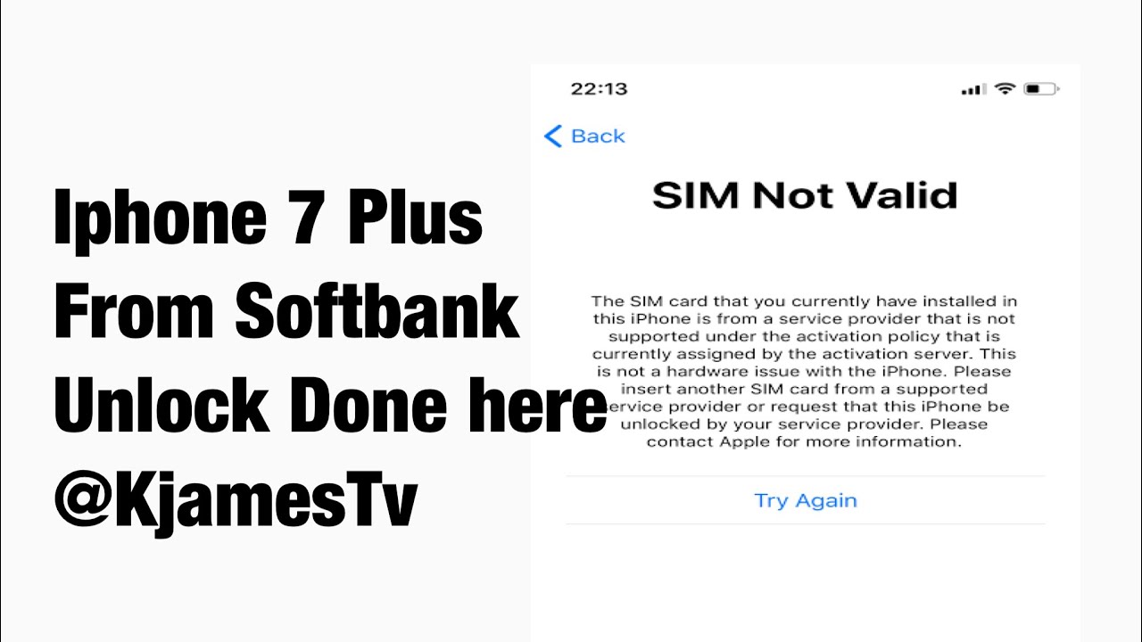 Iphone 7 Plus Softbank Unlock