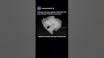 This New Concrete Captures 142% More CO2 & Stronger Than Ever. Know How #engineering #shorts #tech