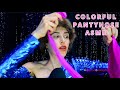 Ref:DHvefdW1J5c Colorful pantyhose asmr: i miei collant morbidi colorati lucidi e setosi per farti rilassare