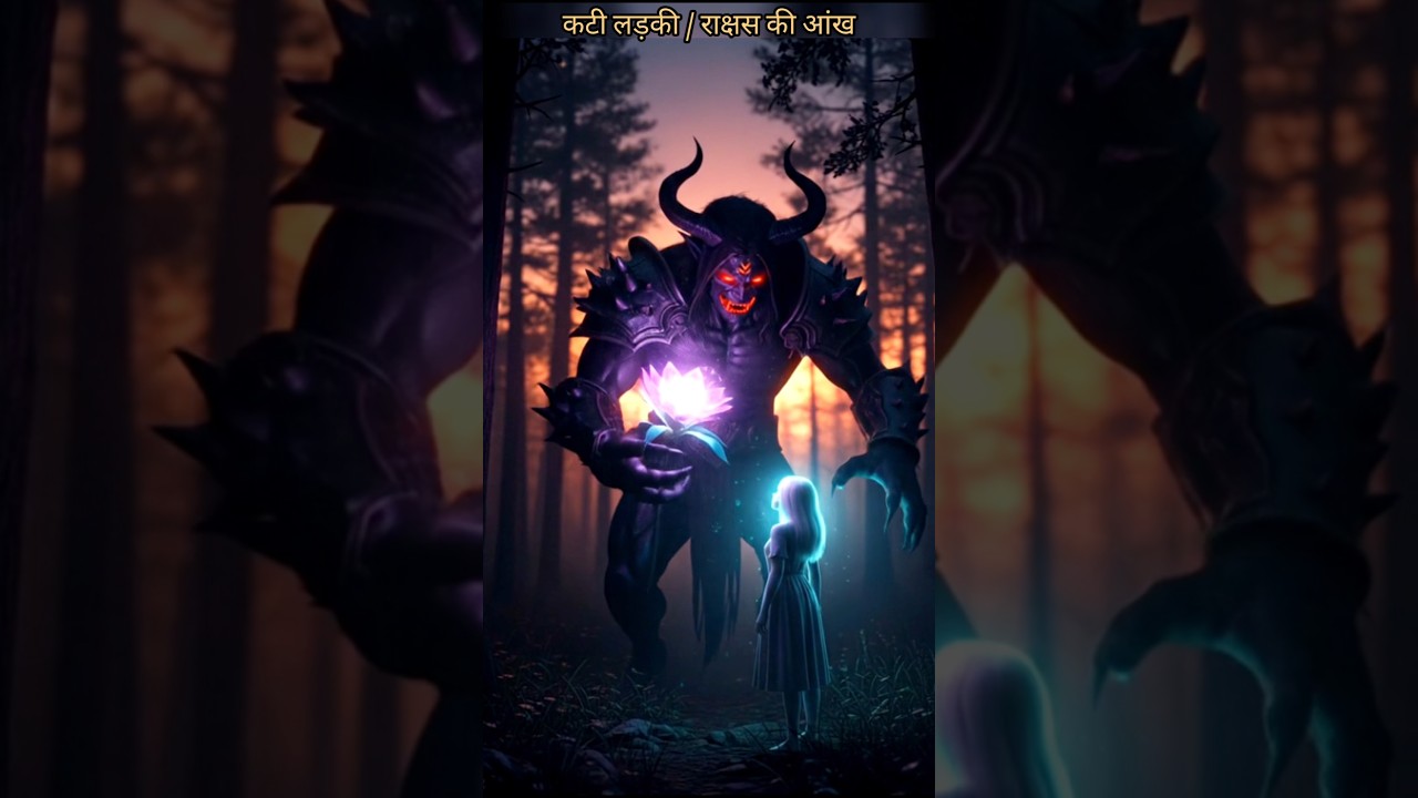 राक्षस, कटी लड़की और जादुई फूल 😨 | Horror Short Story 