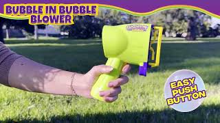 Gazillion Bubbles | Bubble In Bubble Blower | How-To