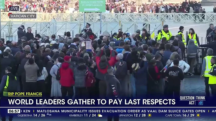World leaders gather for Pope Francis' funeral as mourners pay last respects