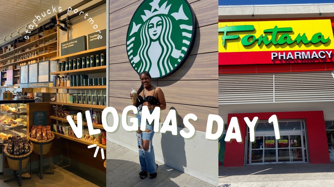 STARBUCKS PORTMORE OPENING Christmas shopping in Fontana YouTube