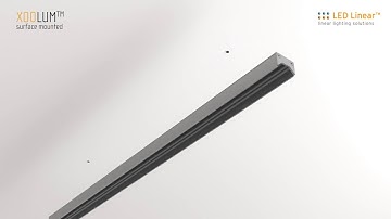 LED Linear XOOLUM - Installation Instruction - version surface mounted