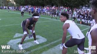 2017 the opening finals wr vs db 1 on 1s