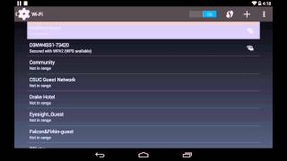 Sometimes you may want to set a static ip address, change the gateway
or dns settings on your android 4 device. this video shows how.