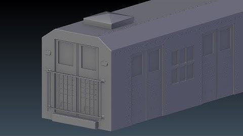 Blender: Modeling a Subway Train (Part 3)