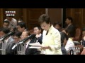 20110929内部被曝を恐れ牛乳を飲まない子の指導方法を藤村修官房長官が笑