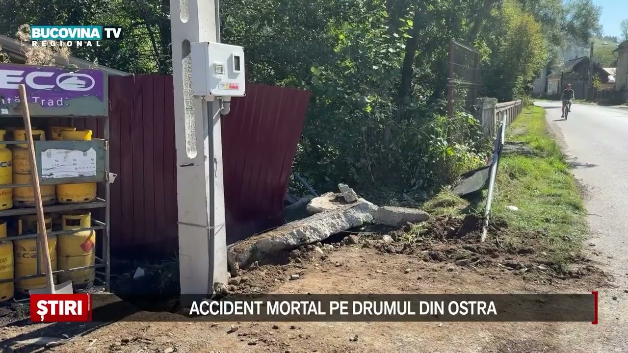 Accident mortal pe drumul din Ostra