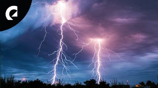 Light Rain and Heavy Thunder Sounds for Sleep and Relaxation (2 Hours)