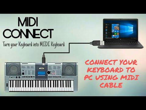 Connecting Keyboard to PC Using MIDI | Record the Best Music