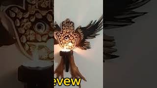 Amazing DIY Resin Candle Holder : How to Make Resin Hamsa Hand Candle Holder | Room Decor Craft