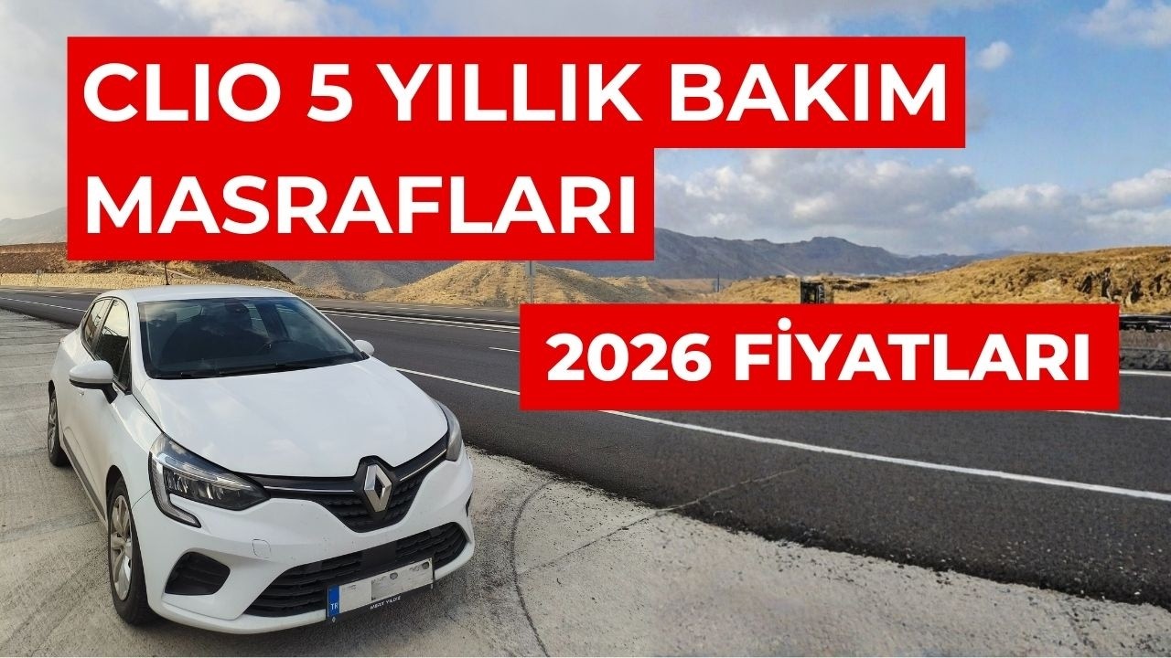 Clio 5 | Yıllık Bakım Masrafı Ne Kadar? | 2026 Güncel Fiyatları | Parça Markaları #reklamyoktur